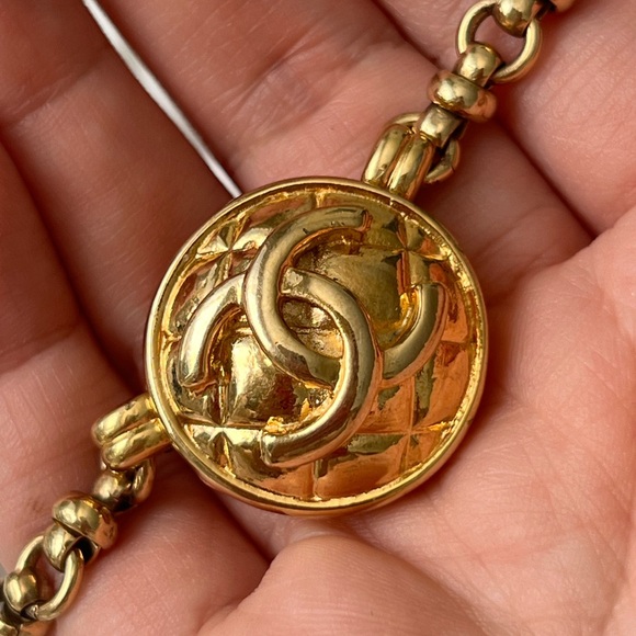 Vintage Chanel CC Necklace - Picture 1 of 16